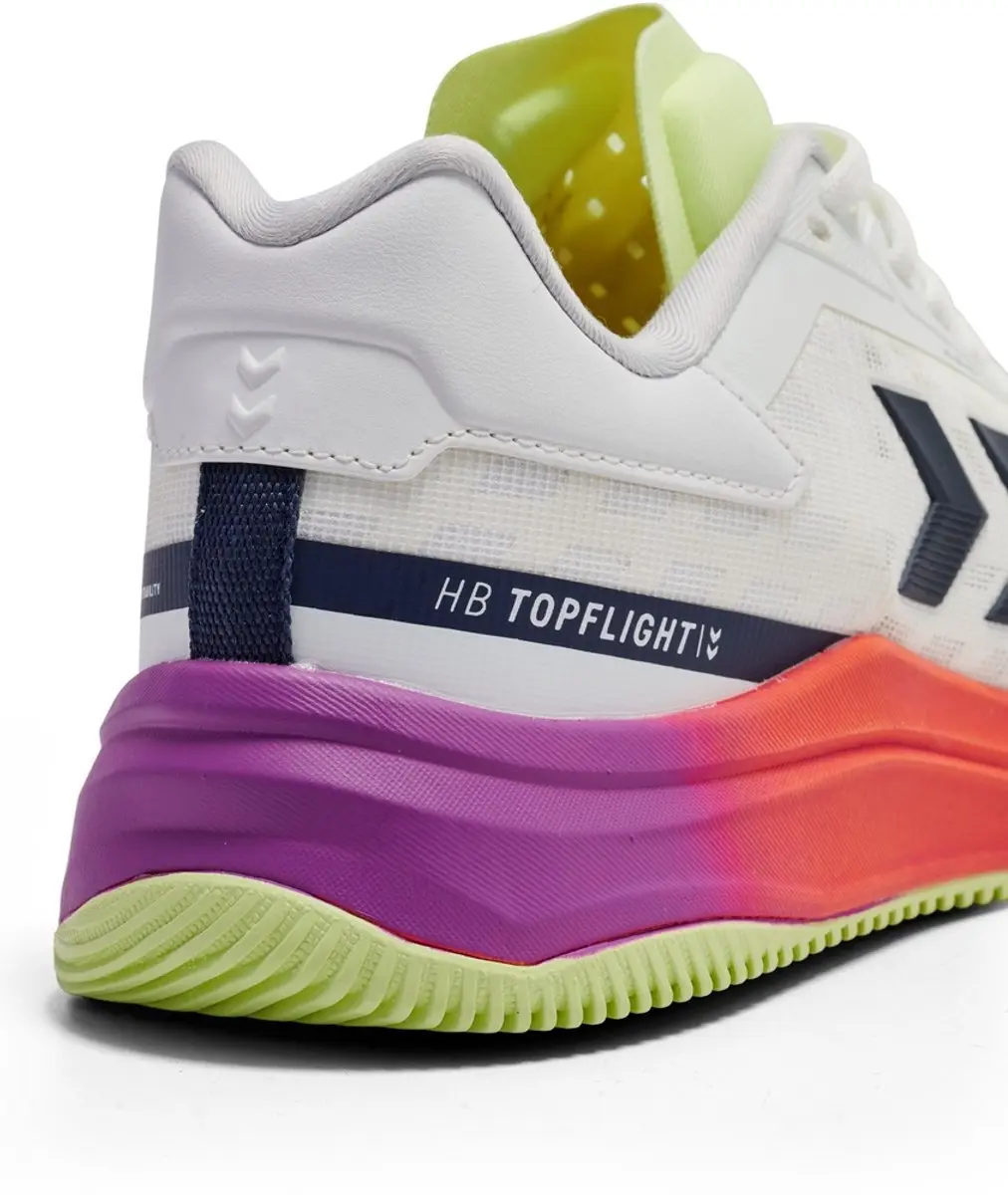 Hummel Handball Hb Topflight Pro Hallenschuhe 36 - Wit/Violet