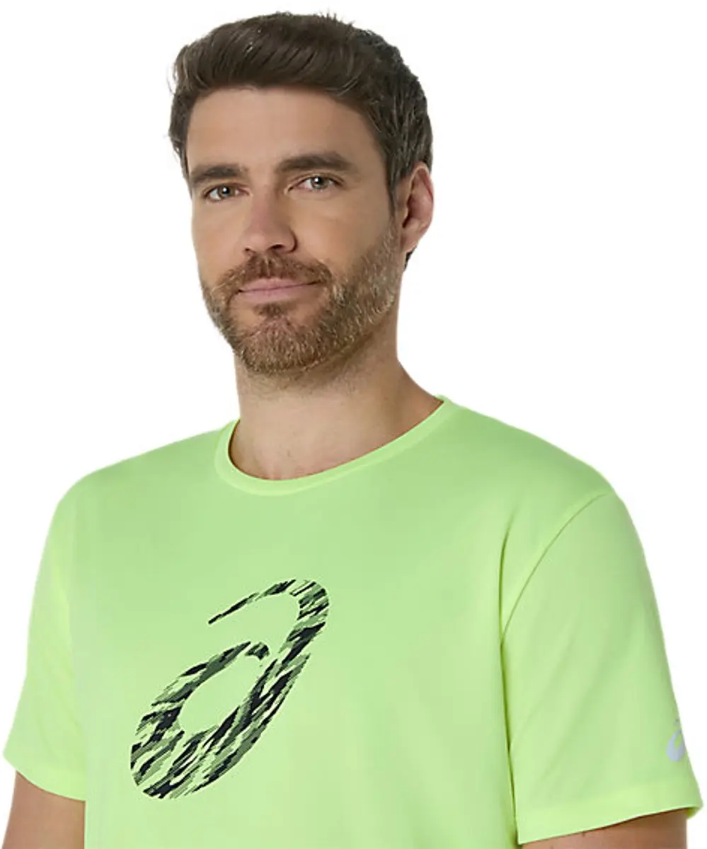ASICS Sport GPX SS Top Heren - Geel - 2XL - afbeelding 6 van 6