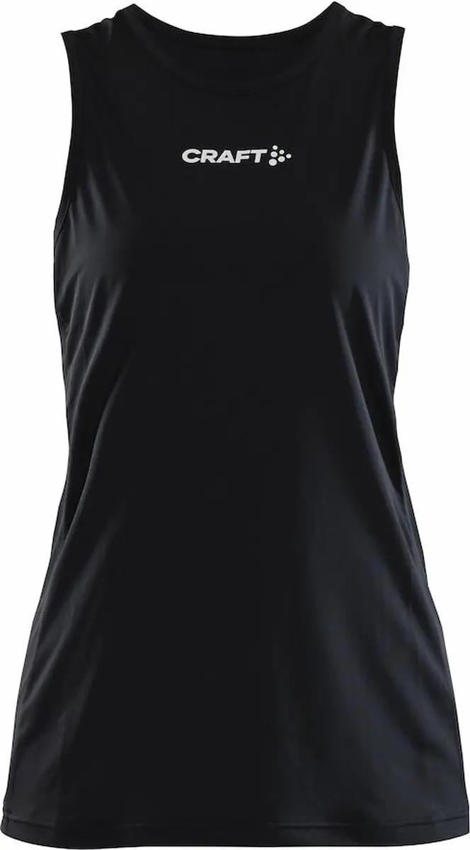 Craft Rush Slim Singlet Dames XS - Zwart