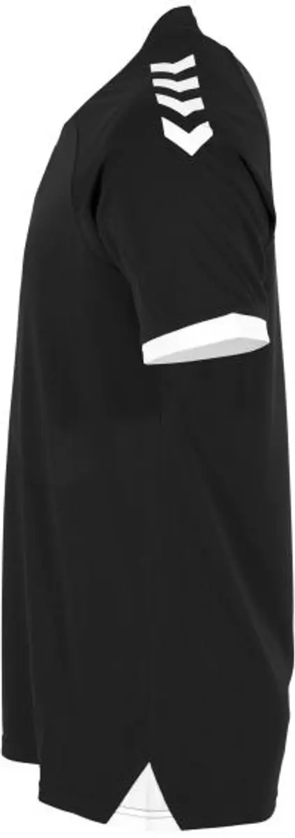 Hummel Fyn Shirt Korte Mouw Kinderen 164 - Zwart/Wit