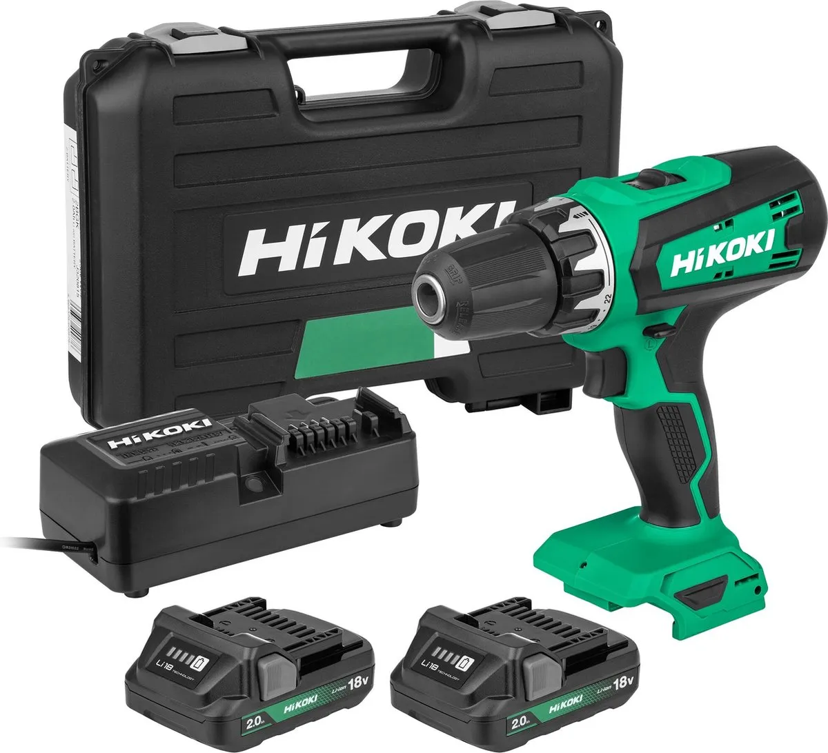 Hikoki DV18DFWCZ Accu Klopboormachine 18V - 2x 2.0Ah - 22 standen