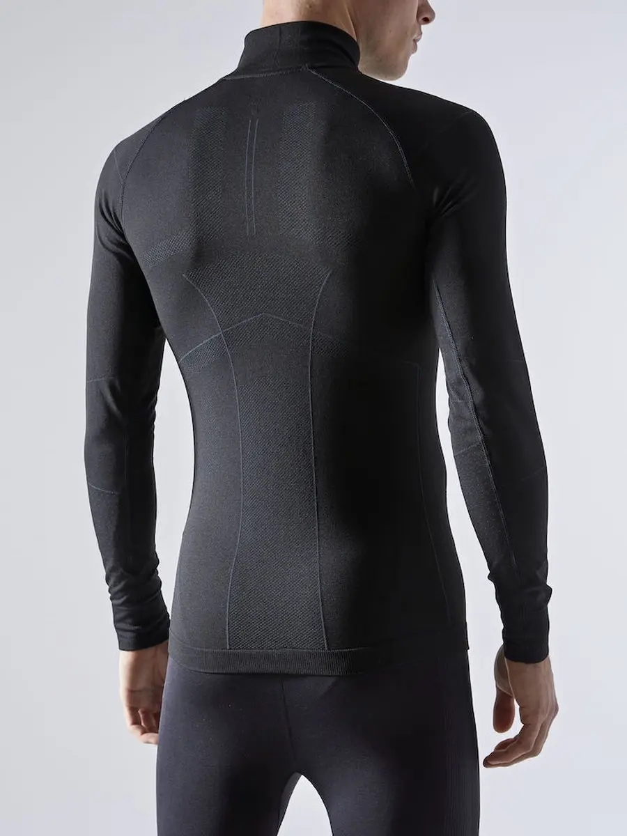 Craft Active Intensity Zip Thermoshirt Heren - Maat L - Zwart