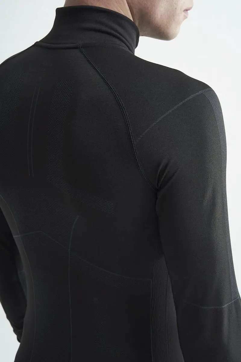Craft Active Intensity Zip Thermoshirt Heren - Maat L - Zwart