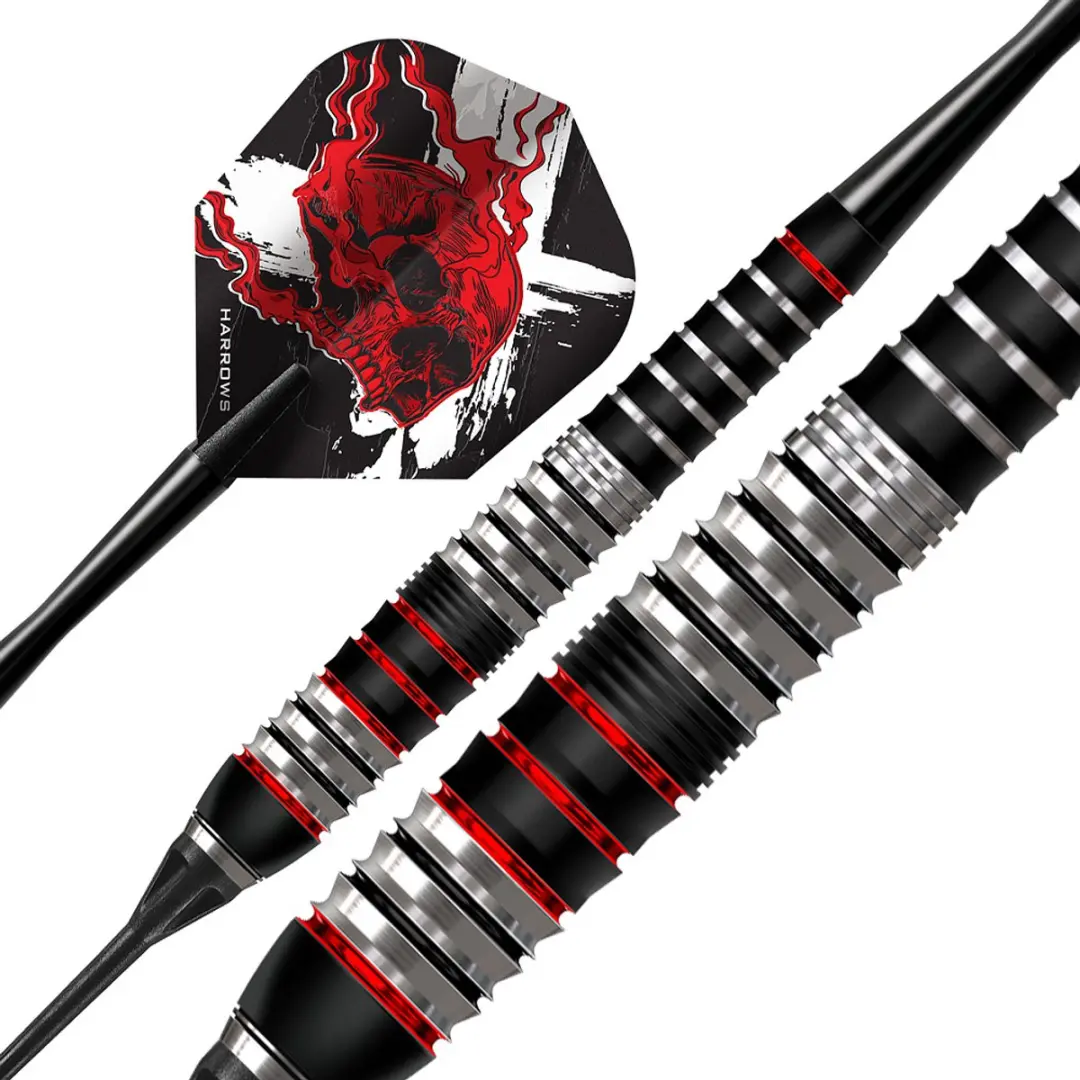 Harrows Ryan Searle Heavy Metal Brass Darts - 3 Stuks - afbeelding 3 van 4