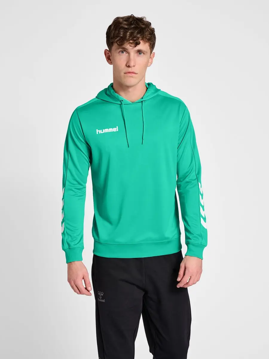 Hummel Promo Poly Hoodie - Groen - S