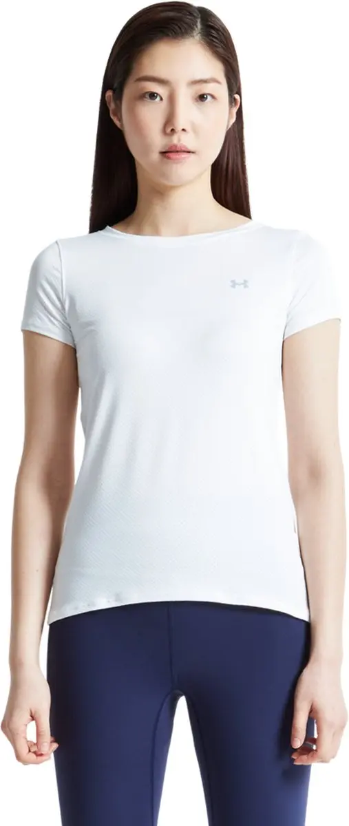 Under Armour Tech Mesh Dames Sportshirt XL - Wit