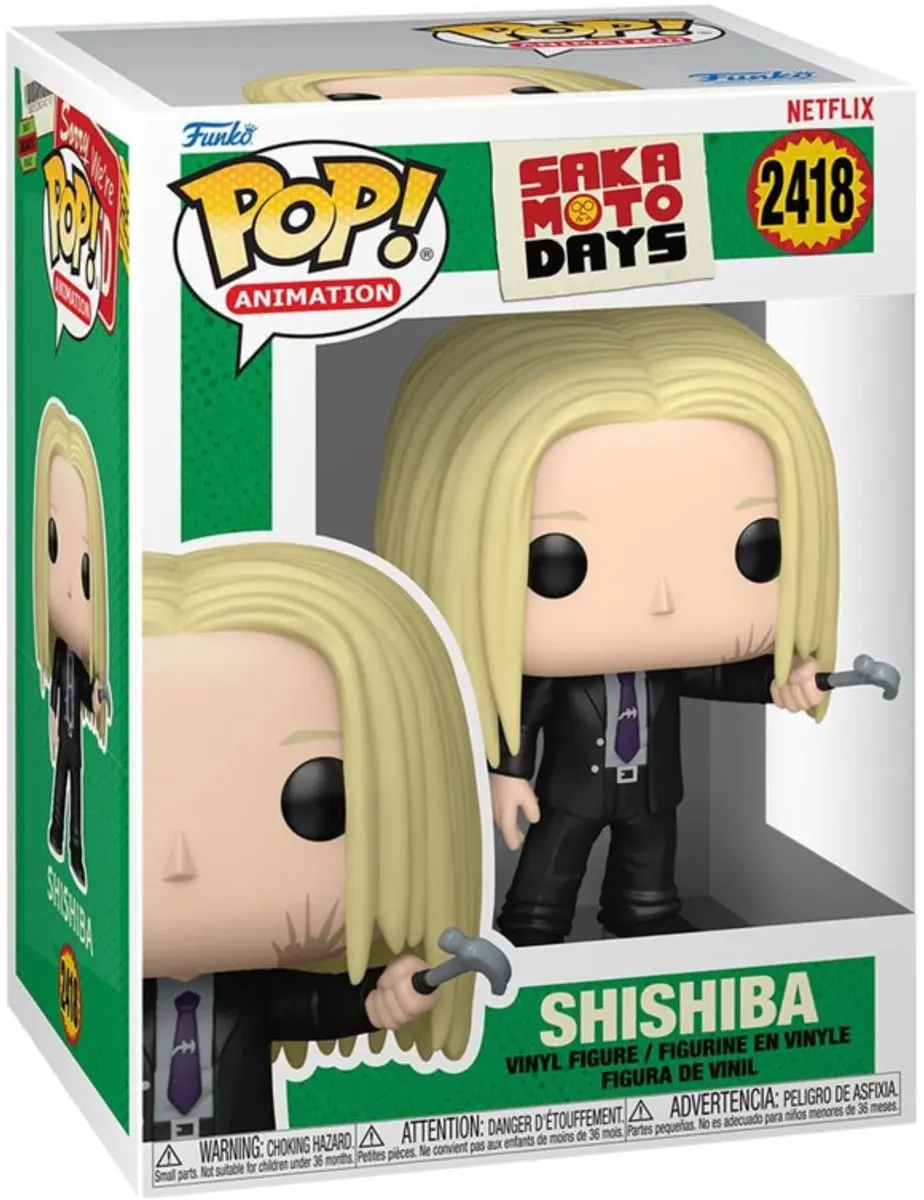Funko POP! Sakamoto Days Shishiba FK90657 - 9cm - Multicolor