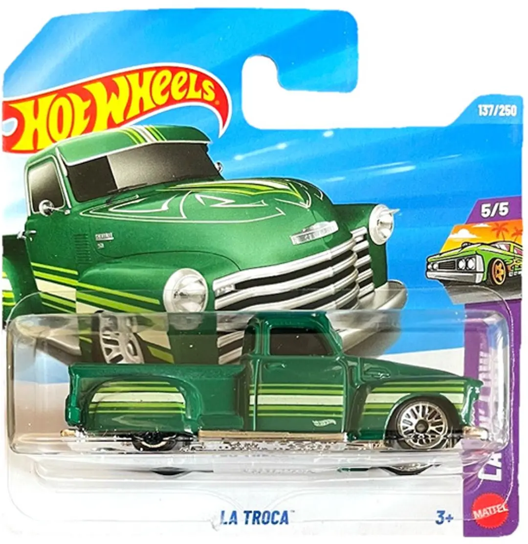 Hot Wheels La Troca '50 Chevy Pick Up 137/250 Fifties Green