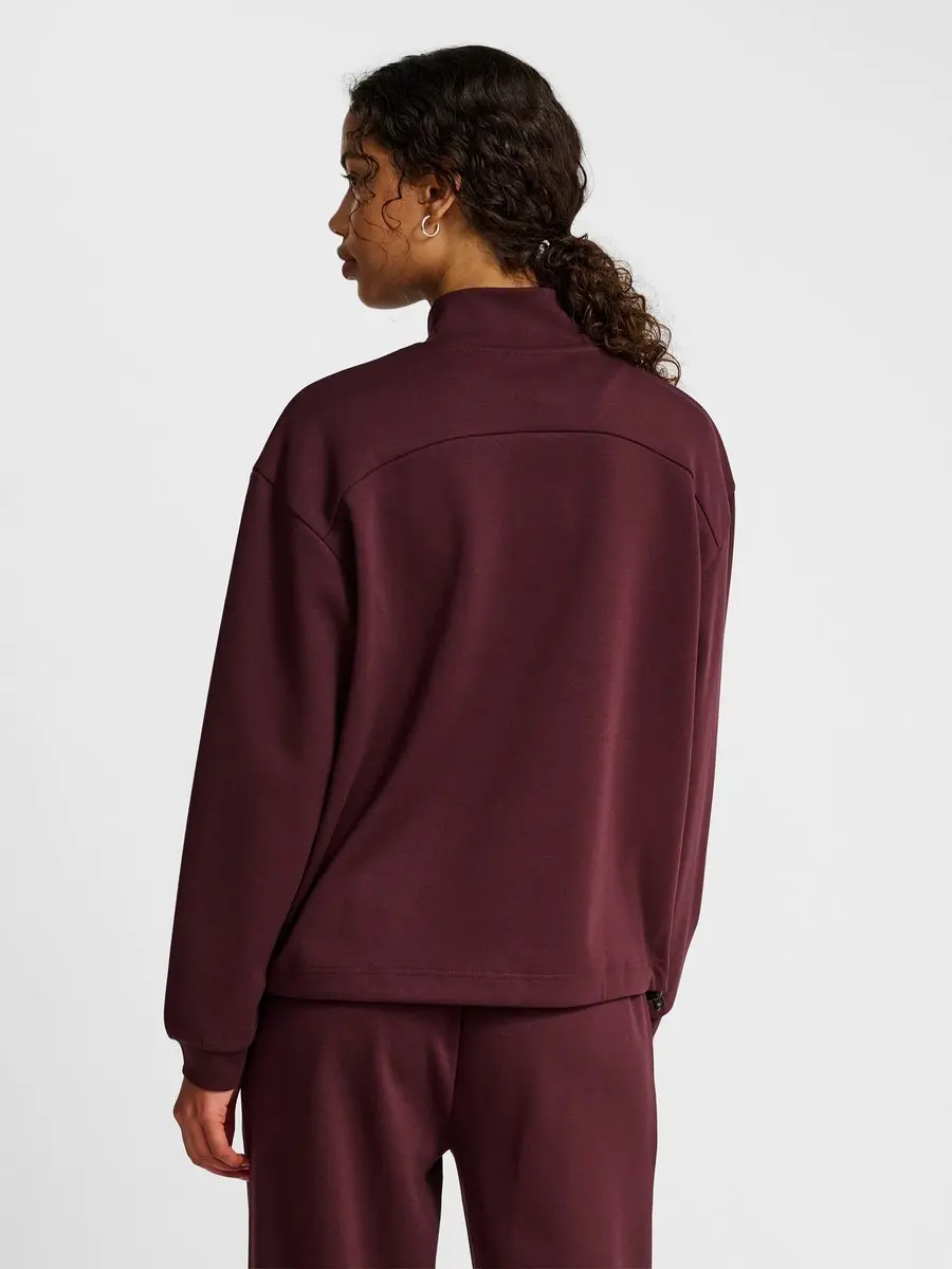 Hummel Hmlyoga Soft Halfzip Trainingsjack - S - Fudge - afbeelding 6 van 6