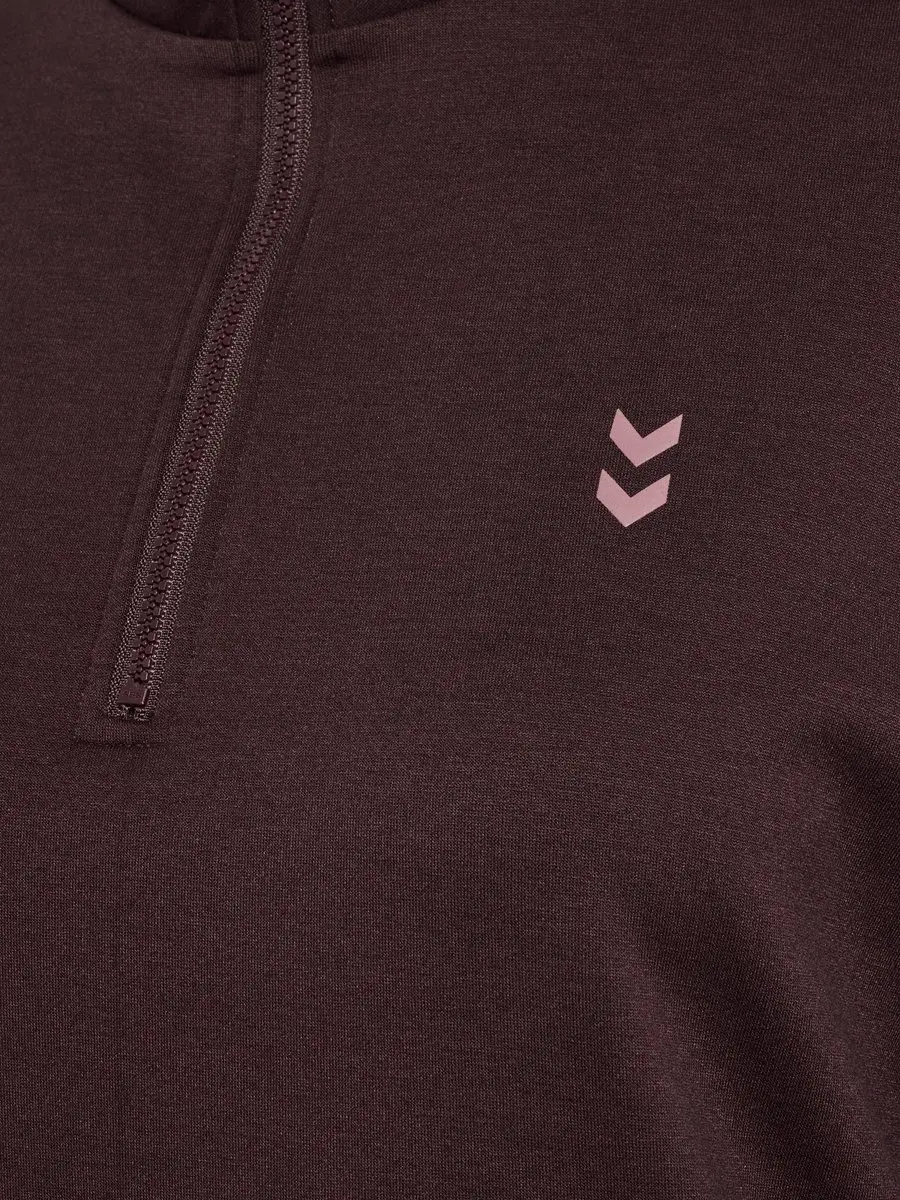 Hummel Hmlyoga Soft Halfzip Trainingsjack - S - Fudge