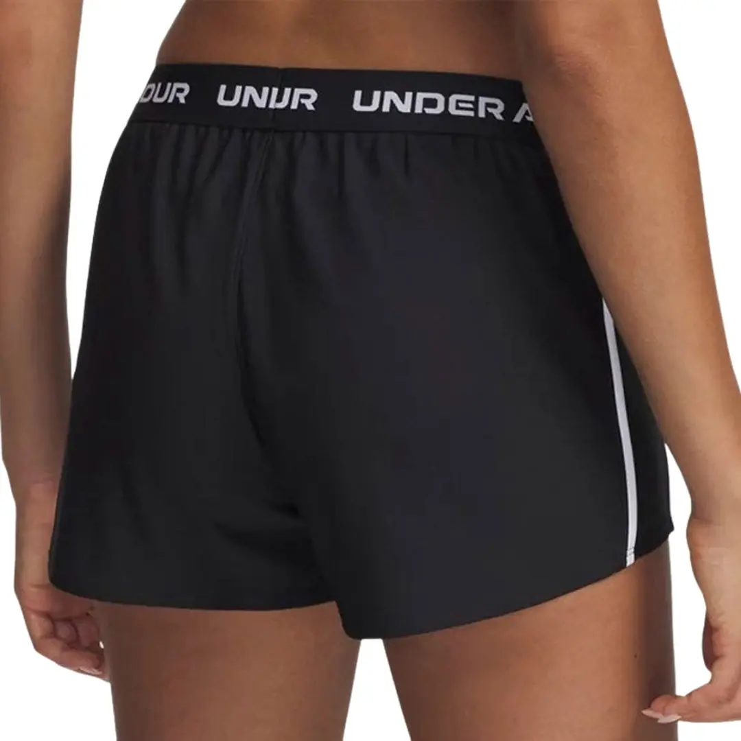 Under Armour Tech Play Up Short Dames XS - Zwart/Wit