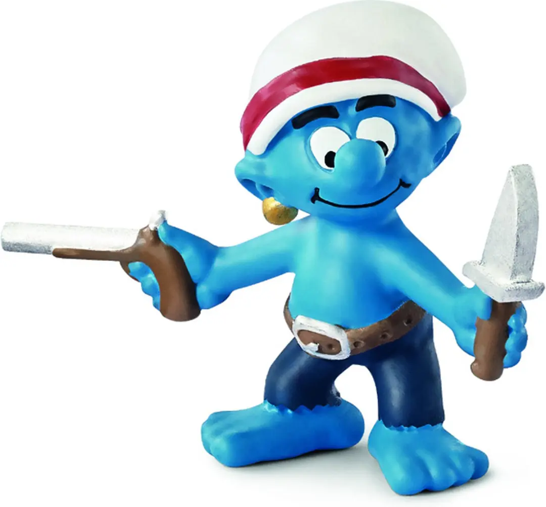 Schleich Vrijbuiter Smurf - Multicolor