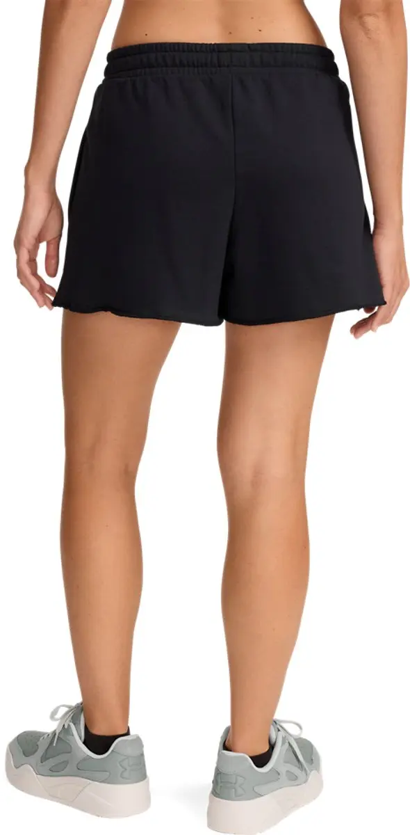 Under Armour Rival Terry Short Dames - Zwart
