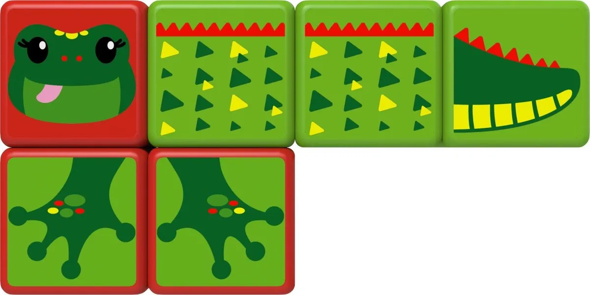 Geomag MagiCube River Animals - 6-delig Multicolor