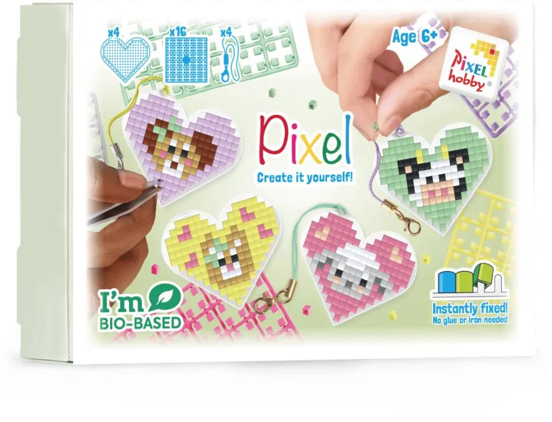 Pixelhobby Harten Thema Box Dieren