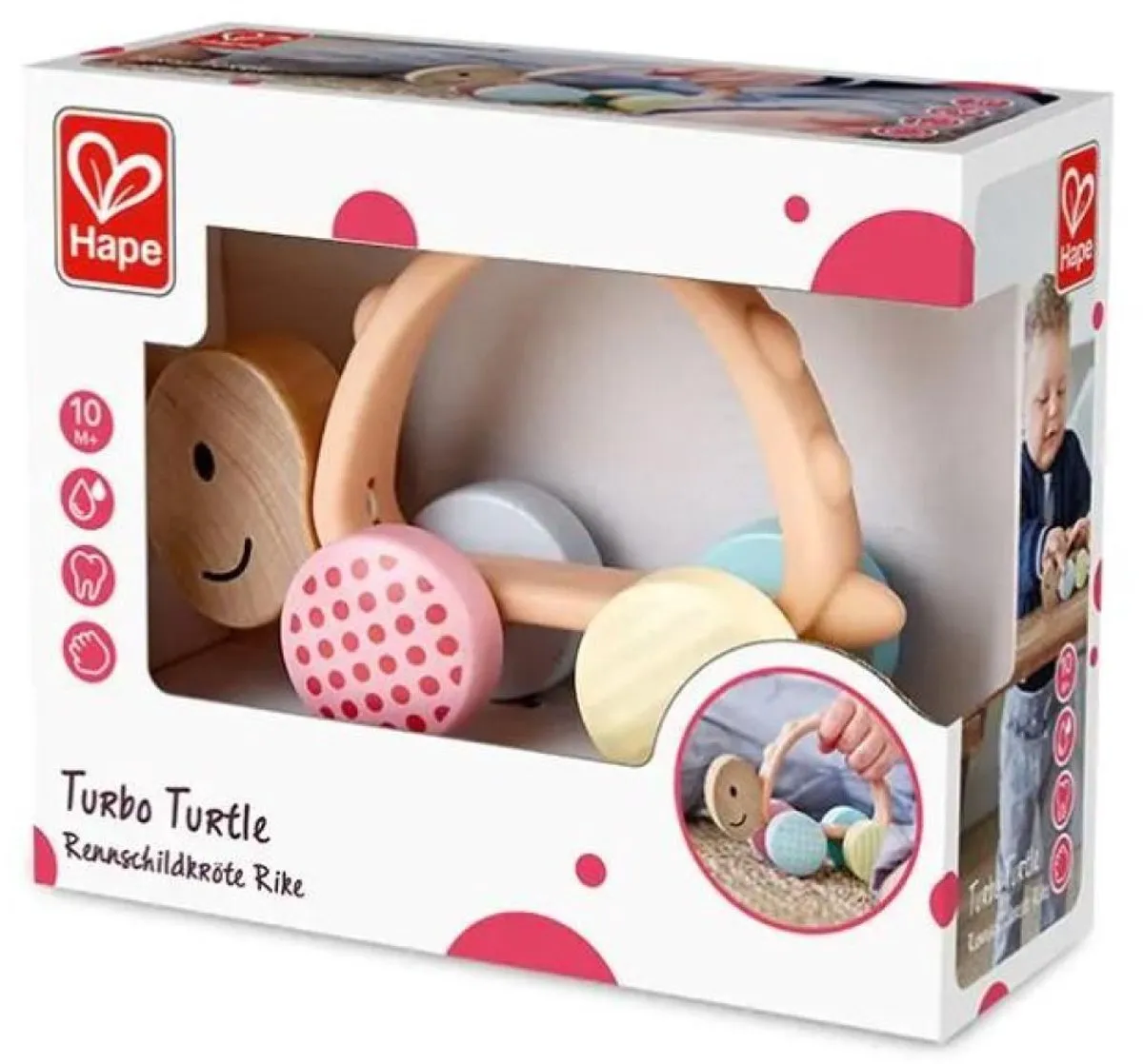 Hape Turbo Schildpad - Veelkleurig - afbeelding 6 van 6