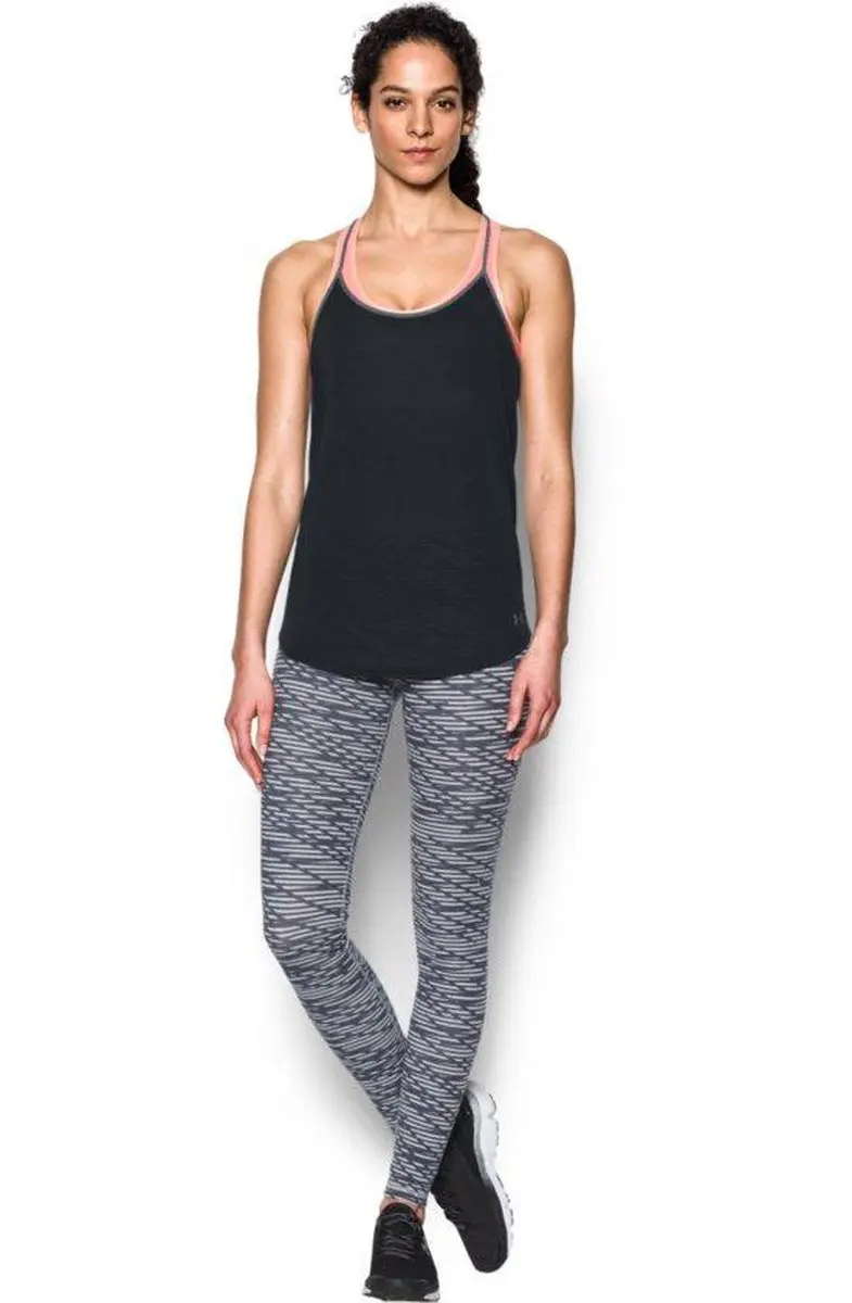 Under Armour Threadborne Train Strap Tank - Dames XS - Zwart
