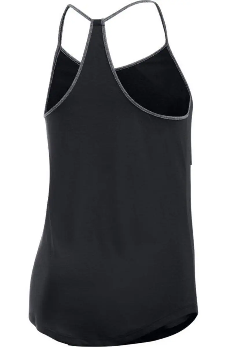 Under Armour Threadborne Train Strap Tank - Dames XS - Zwart