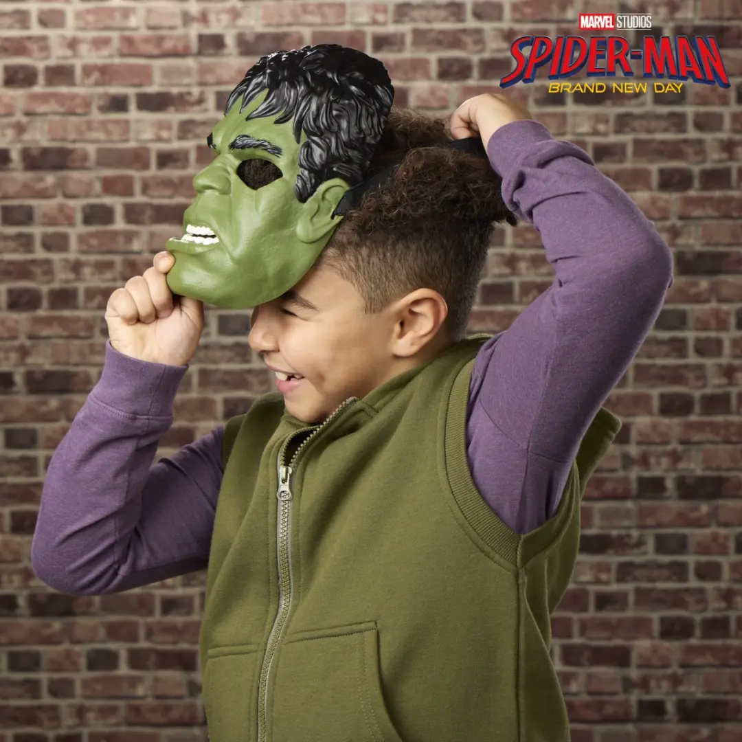 Marvel Spider-Man Hulk Masker - Groen - afbeelding 6 van 6