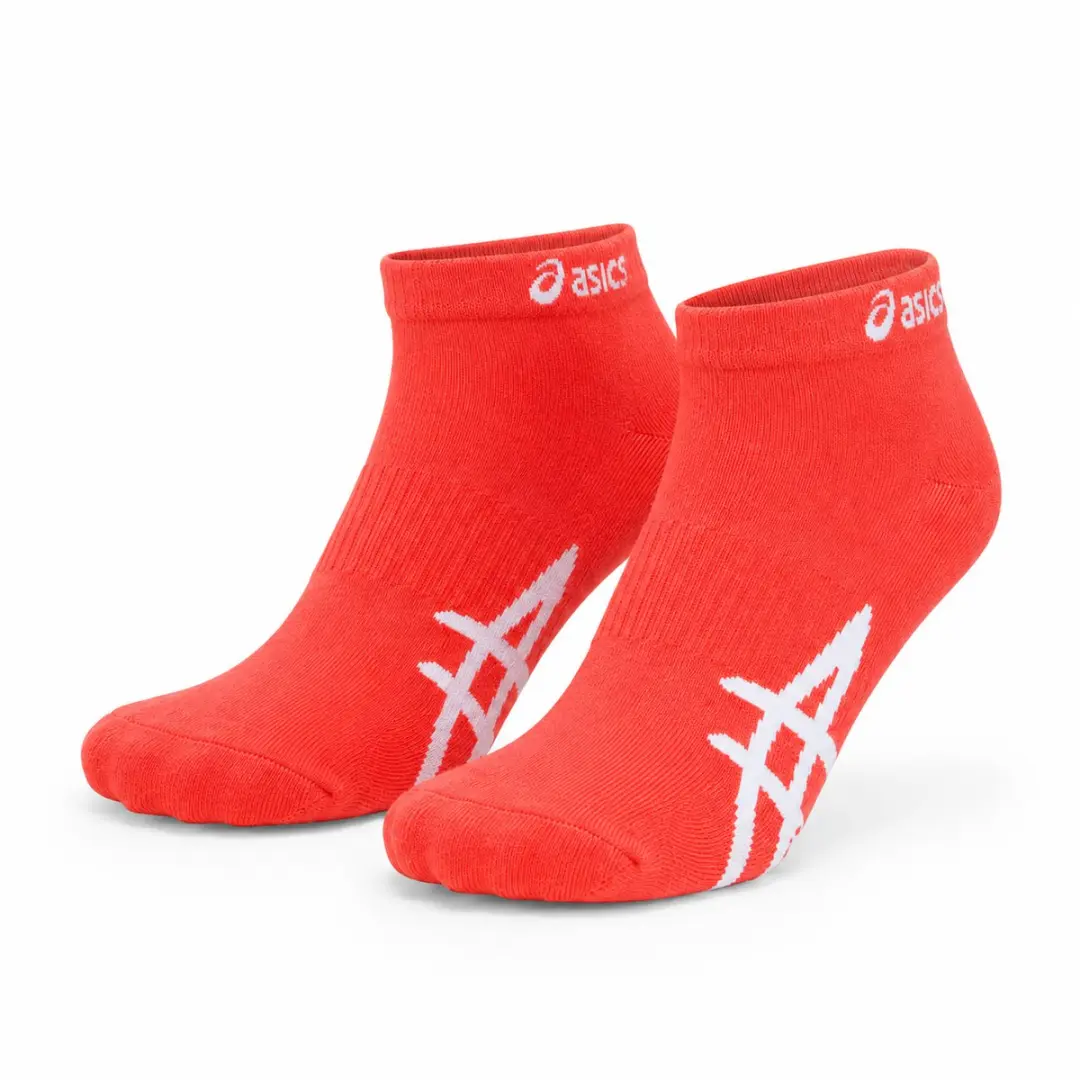 ASICS Sport 3 PPK Sokken - 3-Pack - Wit/Koraal