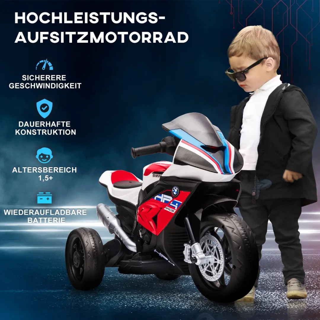 Homcom Elektrische Motorfiets PP 370-211V90RD - Rood