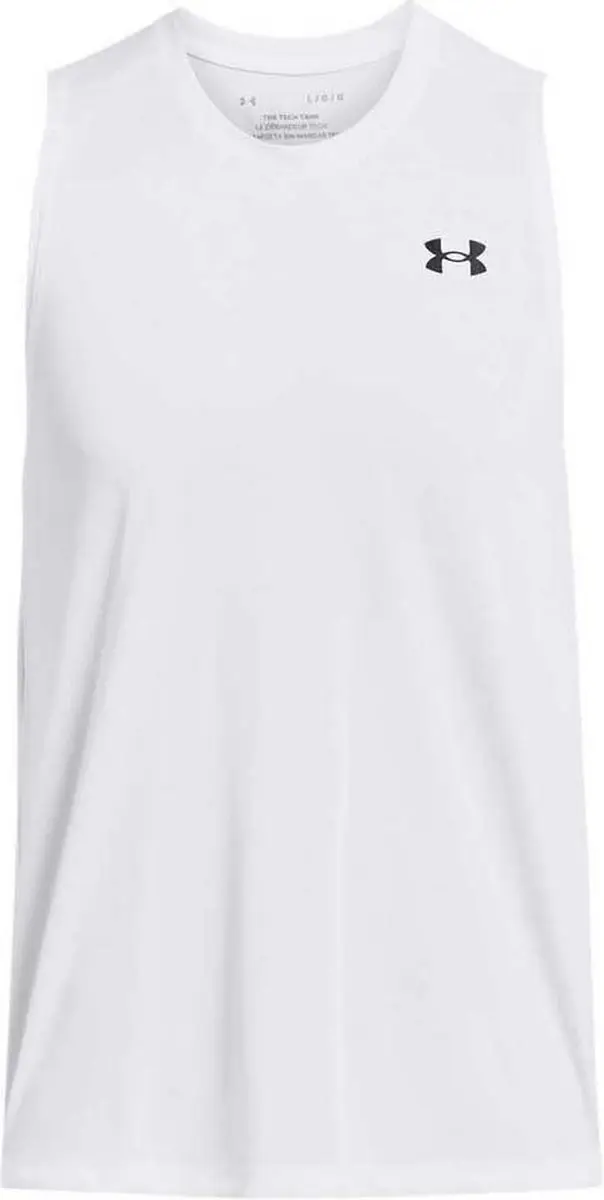 Under Armour UA Tech Tank Heren Sporttop S - Wit - afbeelding 6 van 6