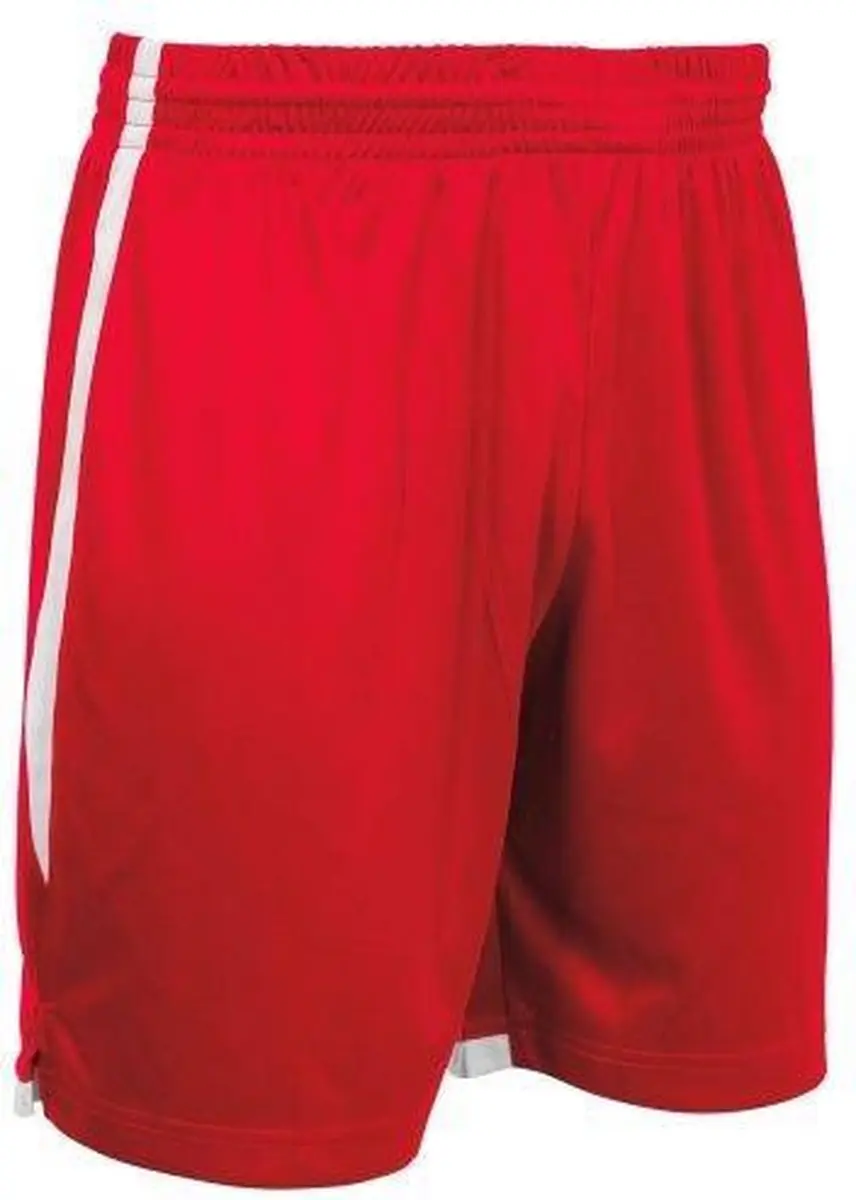 Stanno Focus Short Sportbroek 128 - Rood/Wit