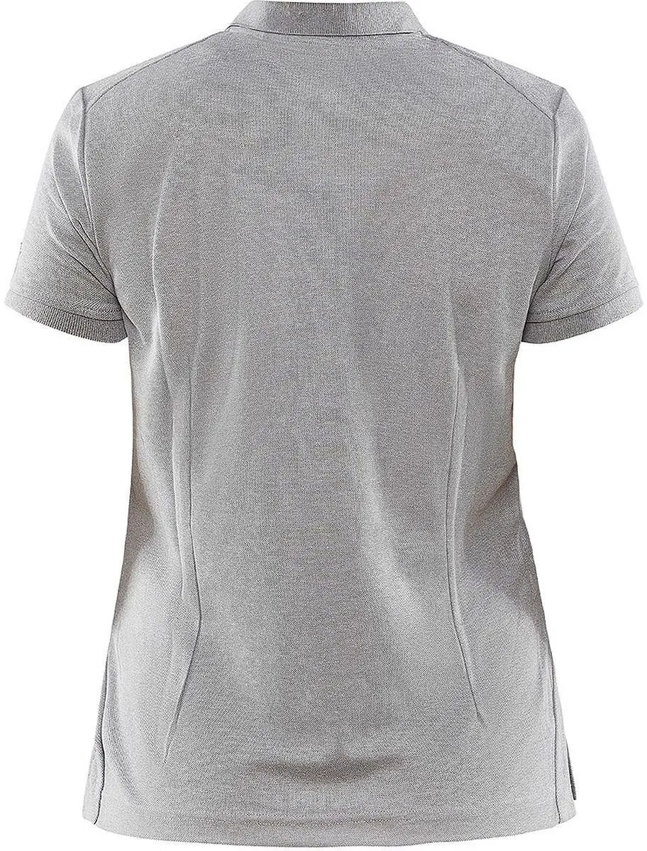 Craft Unify Polo Dames Lichtgrijs - Maat S