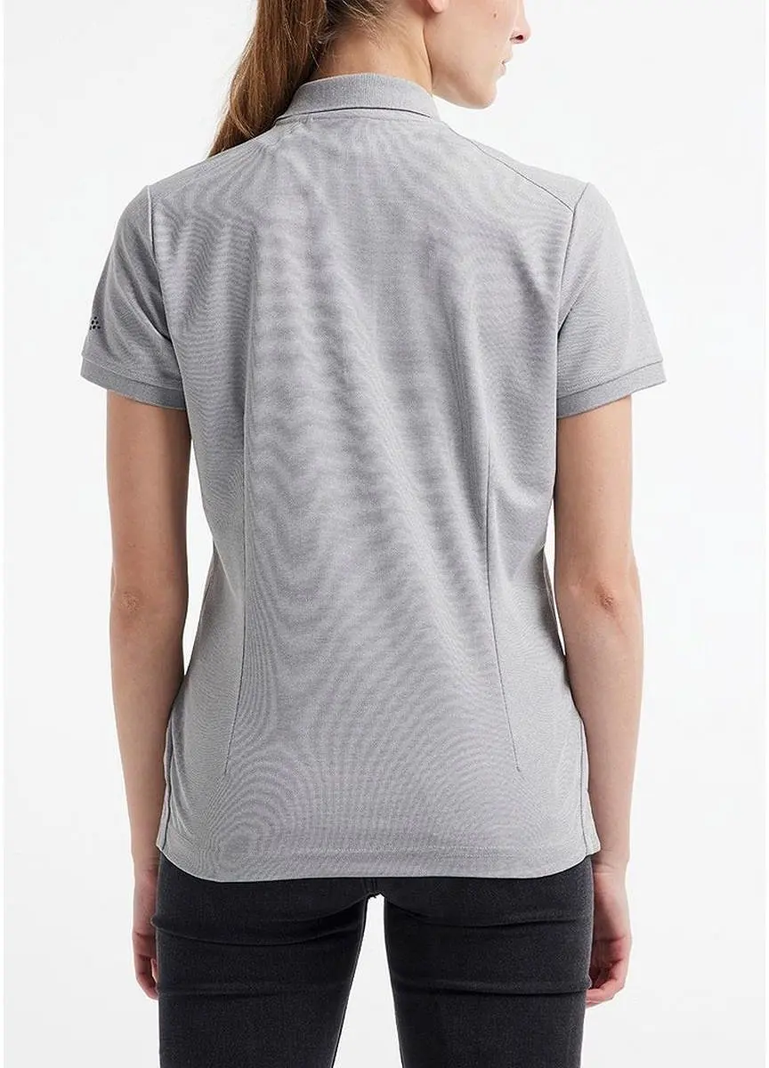 Craft Unify Polo Dames Lichtgrijs - Maat S - afbeelding 6 van 6