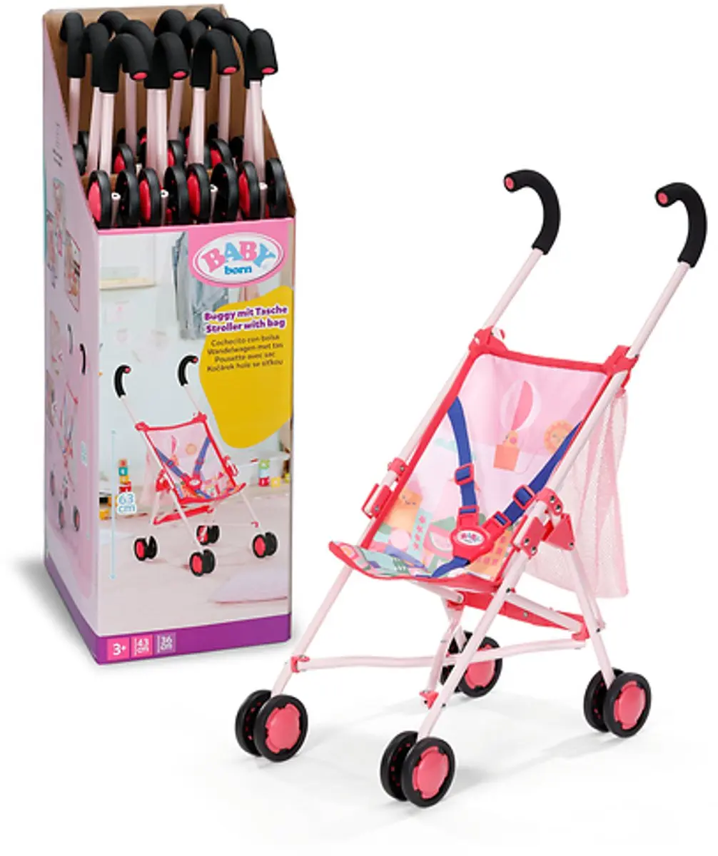 Baby Born Wandelwagen 840665 - Roze