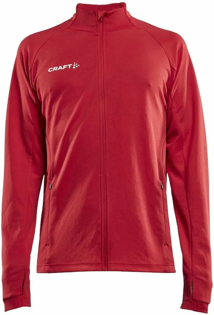 Craft Evolve Full Zip Sportvest 140 - Rood