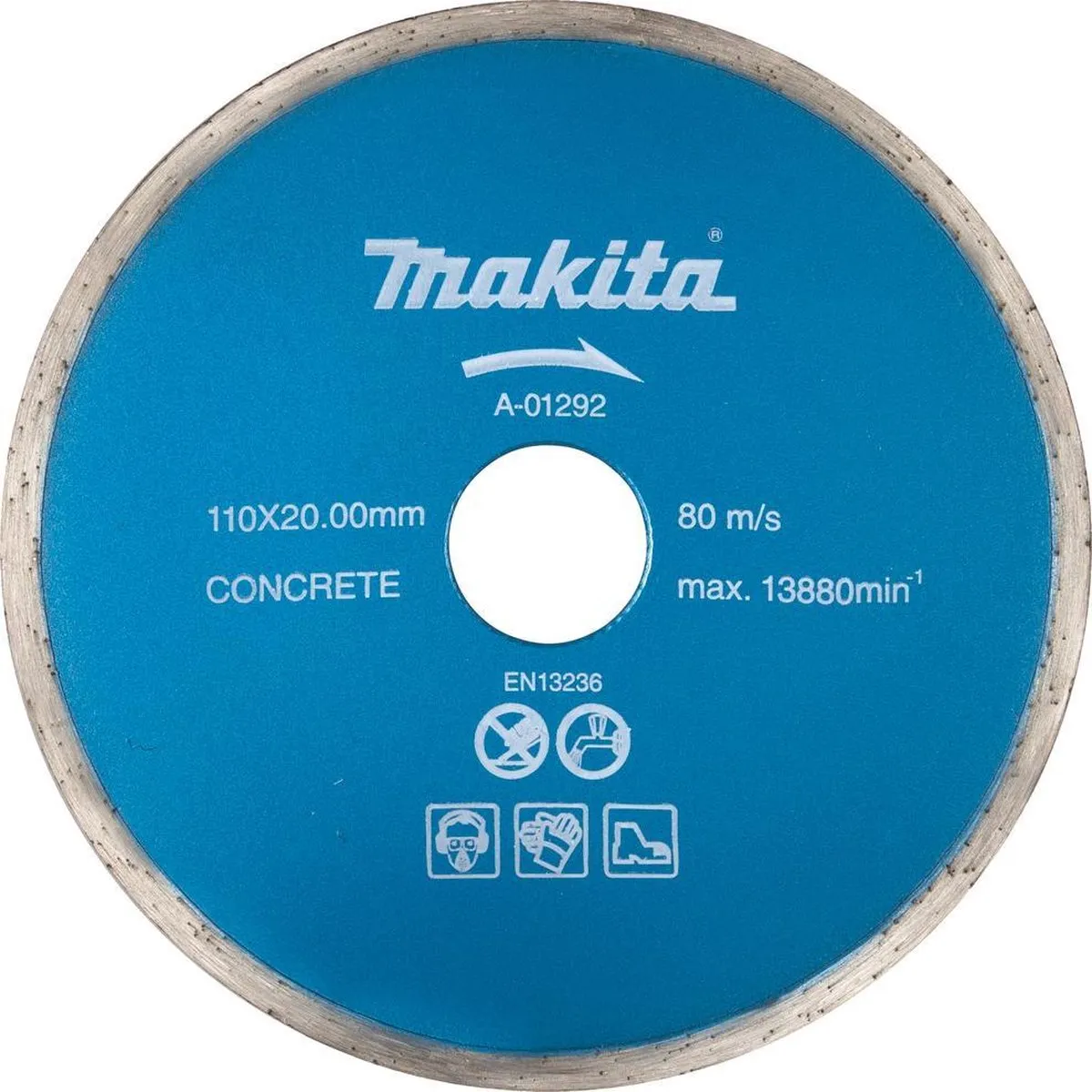 Makita Diamantschijf A-01292 110x20x1,8mm