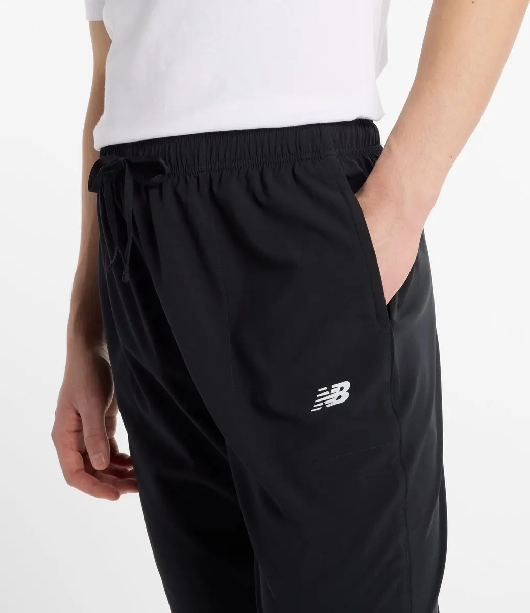 New Balance Sport Woven Pant Heren Trainingsbroek - Zwart