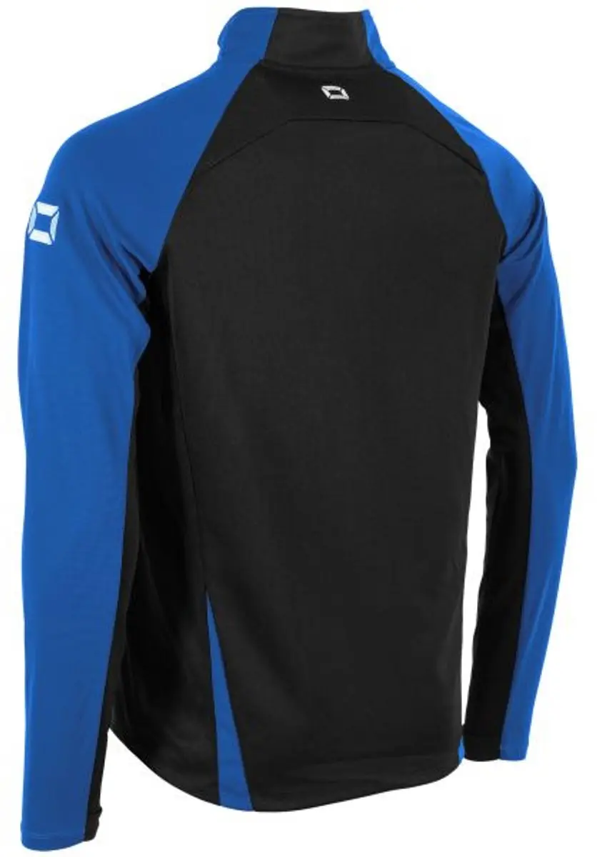 Stanno Stadio Quarter Zip Top XXL - Zwart/Blauw