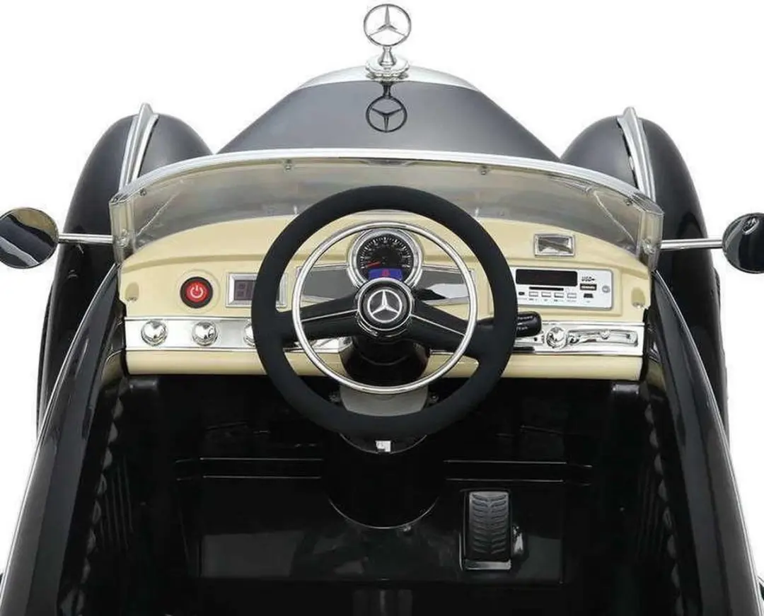 Mercedes Benz 300 S LS618-ZW Elektrische Kinderauto - Zwart - Softstart & Multimedia