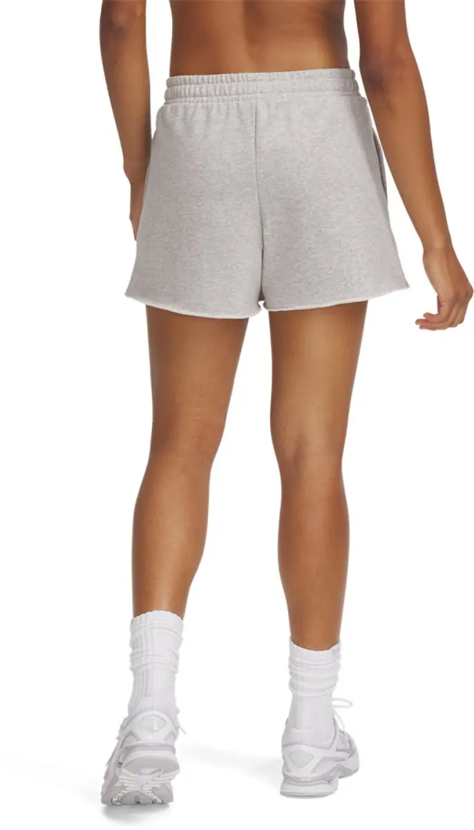 Under Armour UA Rival Terry Short Dames Sportbroek - Grijs