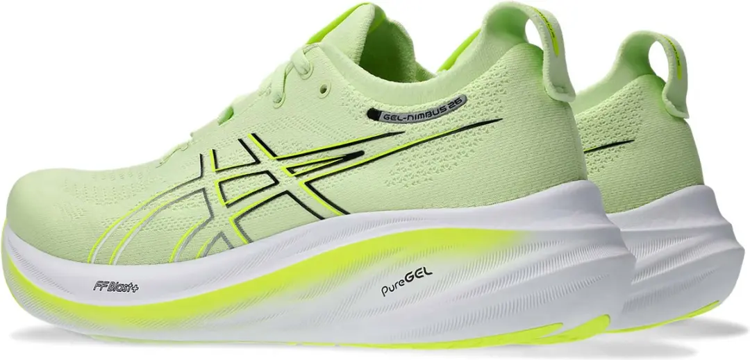 ASICS Gel-Nimbus 26 Hardloopschoenen - Heren 45 - Cool Matcha/White