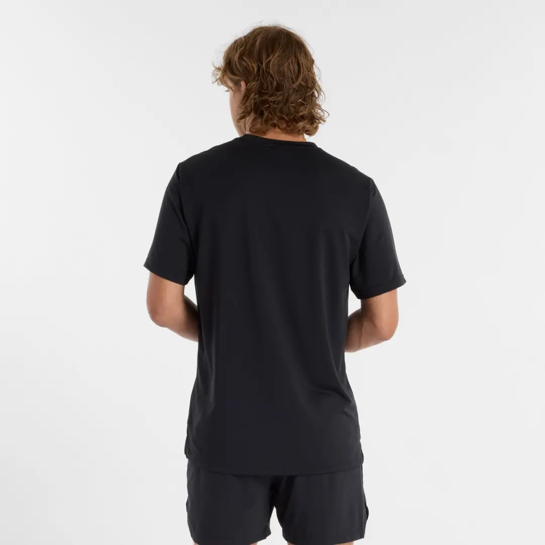 New Balance Heren Sportshirt - S - Zwart
