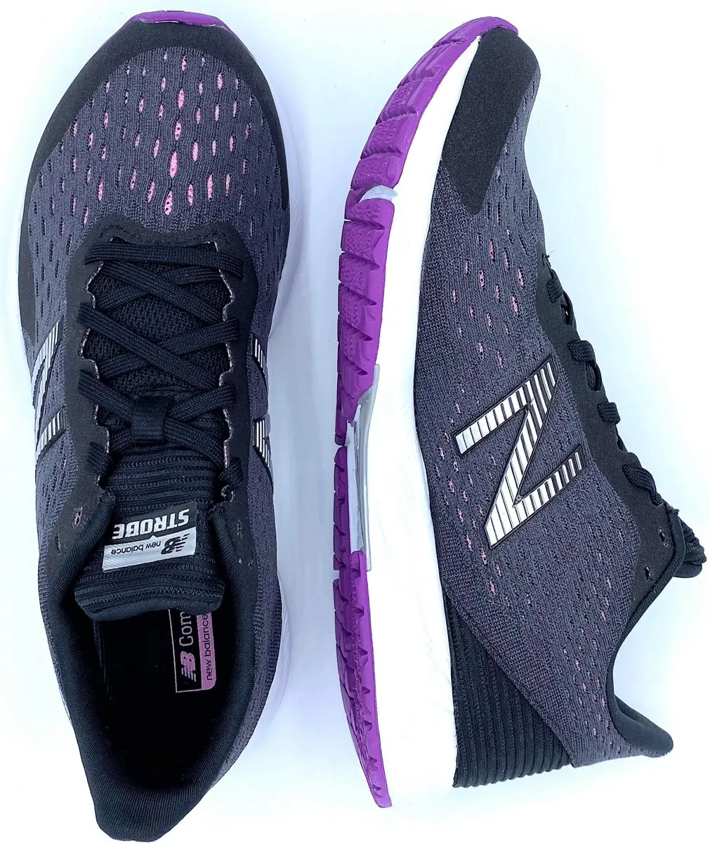 New Balance Strobe V4 Hardloopschoenen - 37.5 - Zwart/Paars