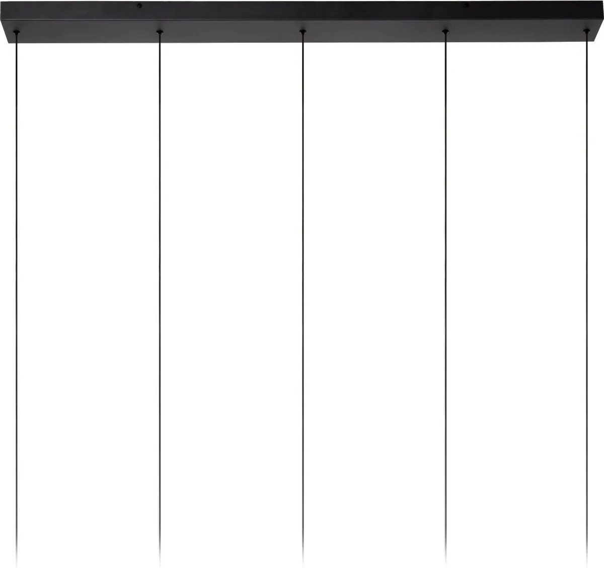 Lucide TAMINO Hanglamp - 5x5,6W LED 3000K - Zwart