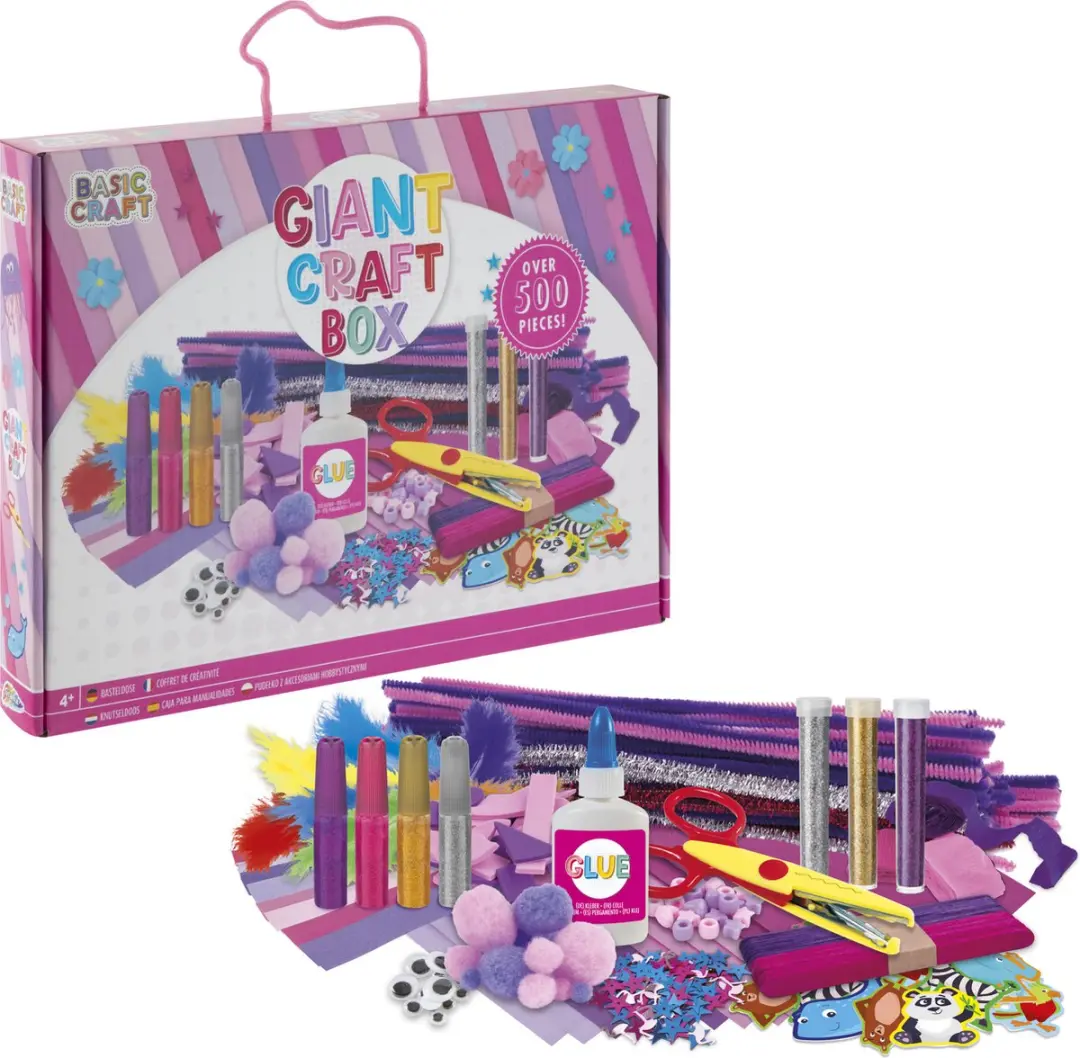 Craft Knutselkoffer Roze