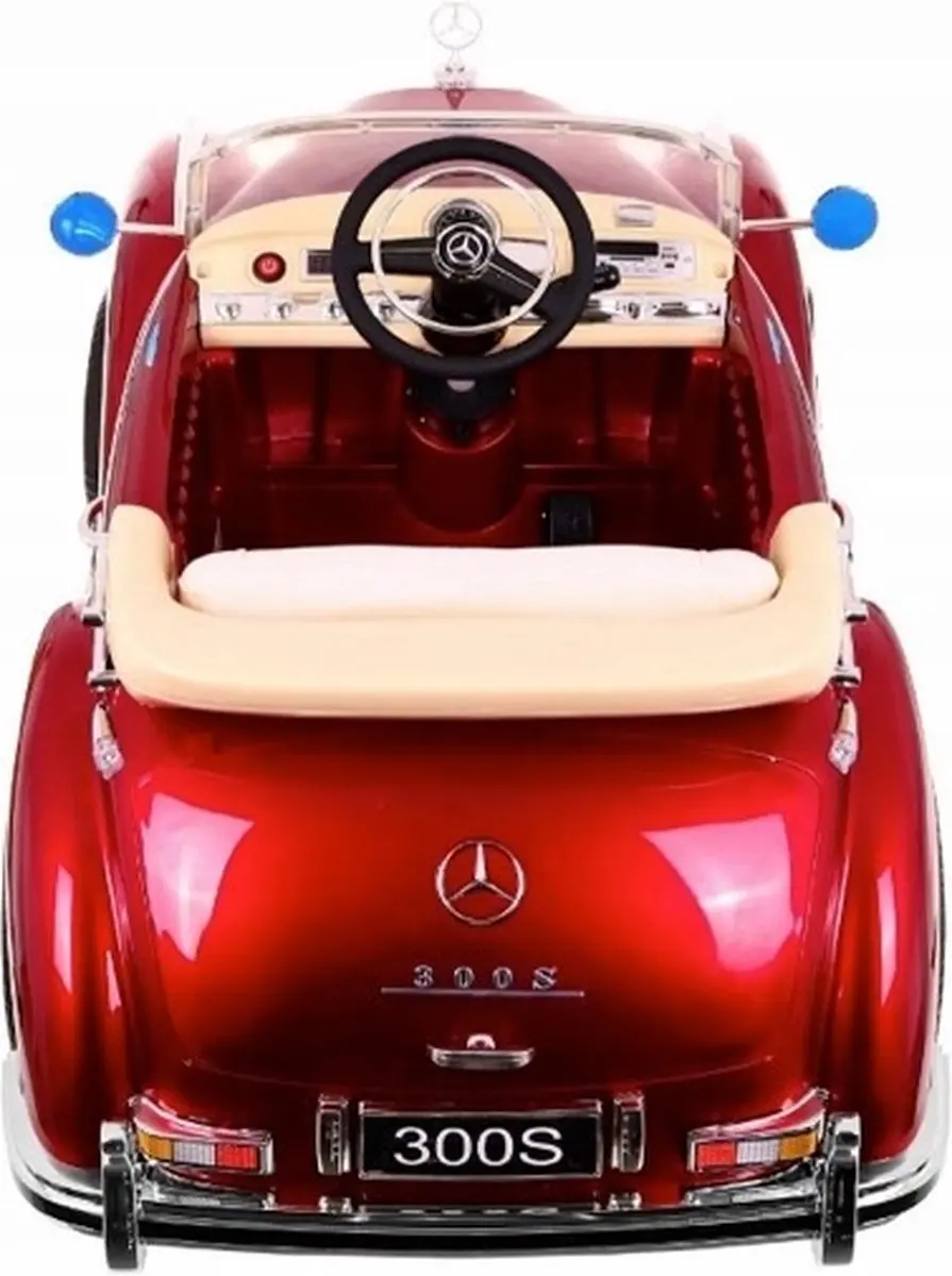 Mercedes Benz 300S Oldtimer Elektrische Kinderauto - Rood LS618-RD