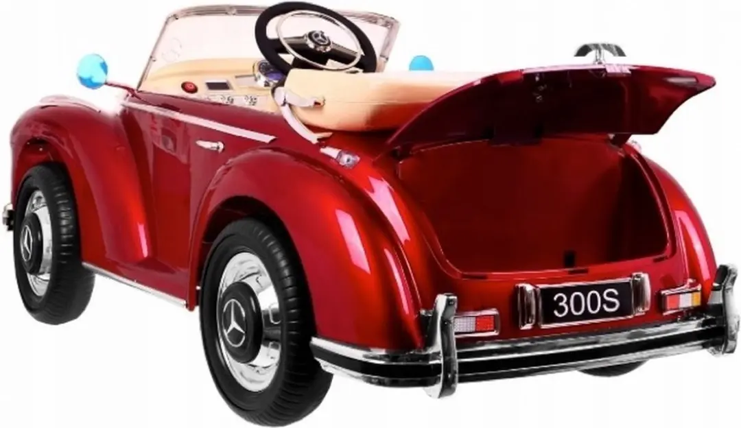 Mercedes Benz 300S Oldtimer Elektrische Kinderauto - Rood LS618-RD