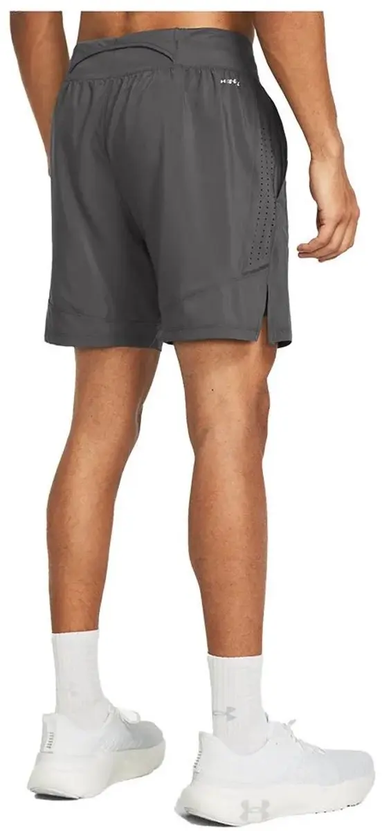 Under Armour Launch Elite 2-in-1 7" Shorts - Maat L - Grijs