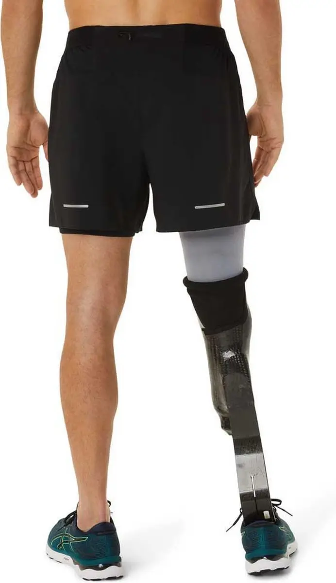 ASICS Road 2-in-1 Korte Broek 5" - Zwart