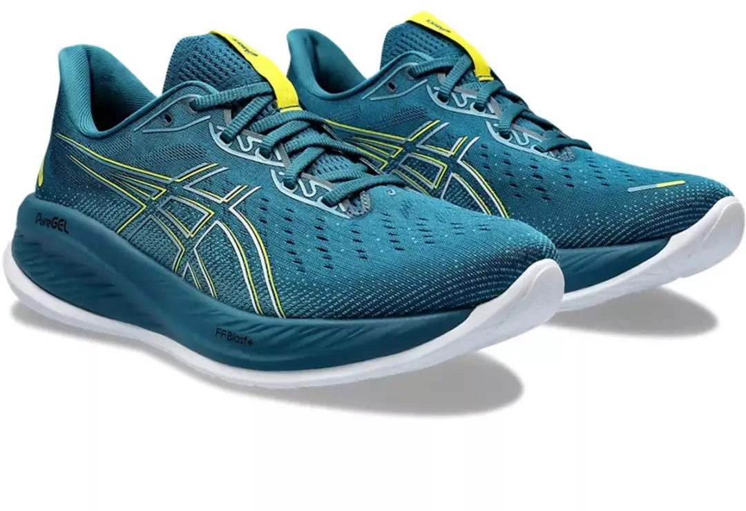 ASICS Gel-Cumulus 26 Hardloopschoen 44 - Blauw/Geel