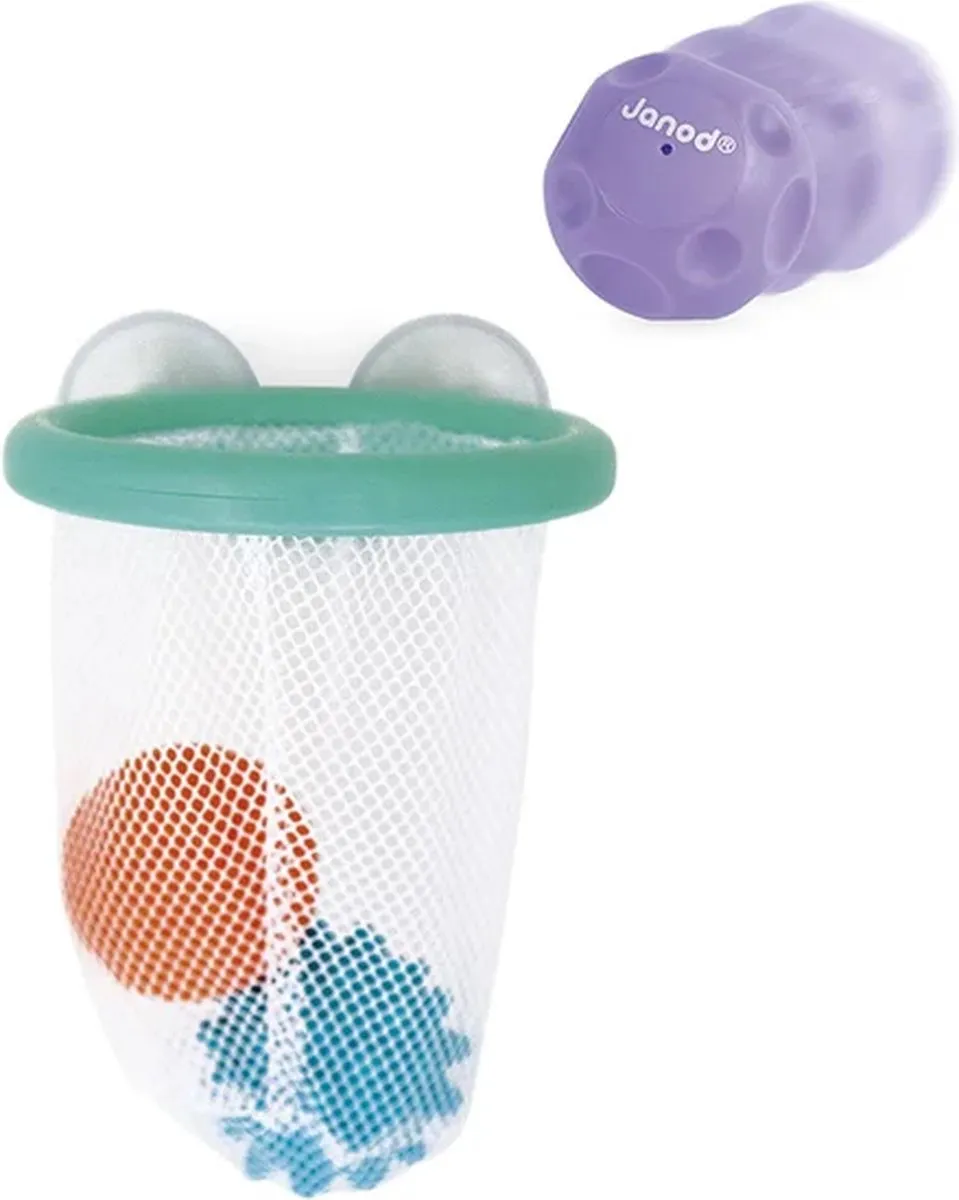 Janod Tacti'Basket 4708 Badspeelgoed - 3 Sensorische Ballen - Multikleur