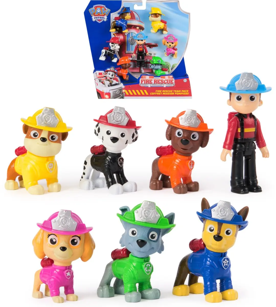 PAW Patrol Brandweerredding Speelfigurenset 7 Stuks