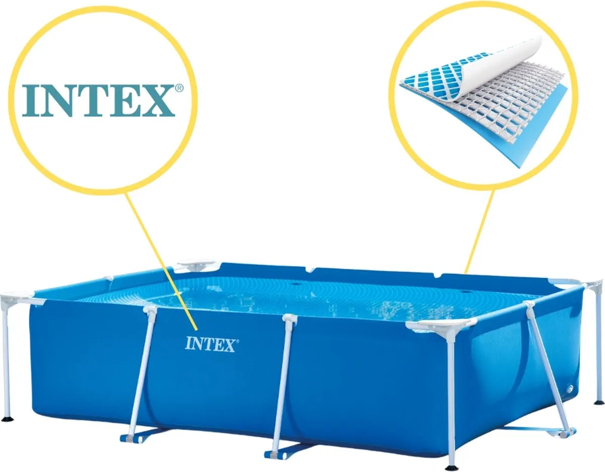 Intex 28272NP Opzetzwembad 300x200x75cm - Blauw/Wit