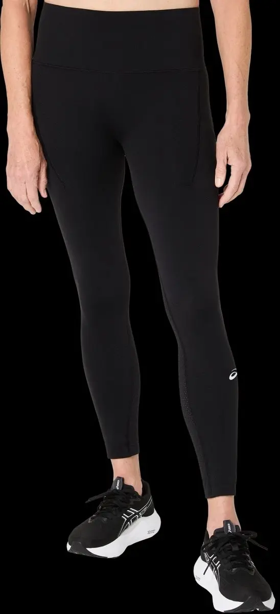 ASICS Road Seamless Sport Tight Dames - S - Zwart